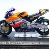 RC211v Valentino Rossi 2002 1/24 Deagostini Champion Bike #1 HONDA  ホンダ ロッシ デアゴスティーニ ミニカー