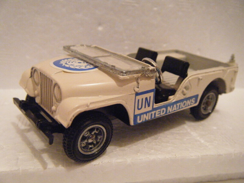 MEBETOYS/SERIE EUROPA №A96 (ITALY) JEEP ONU "UN UNITED NATIONS"