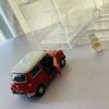 ミニカー 赤x白 Mini Cooper