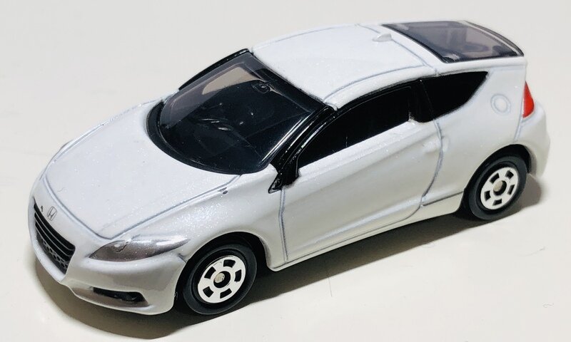 トミカ No.81-4 Honda CR-Z ユーエース特注 ユニー100周年トラック型オリジナルトミカケース付属 ホワイトメタリックバージョン