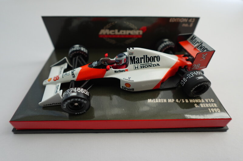 1990 4TH PMA McLAREN HONDA MP4/5B G.BERGER (Marlboro)