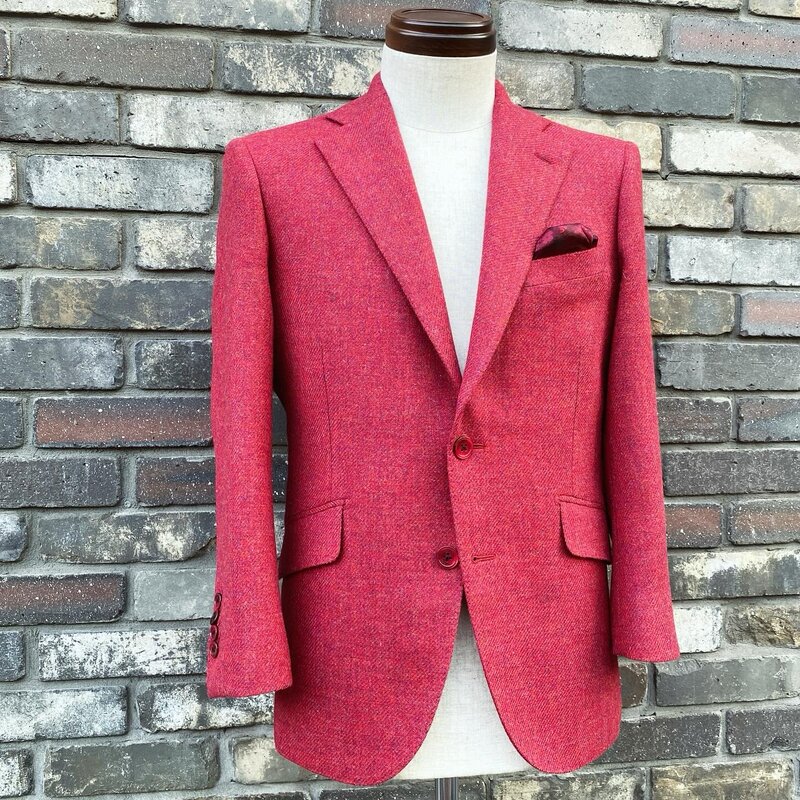 LG 1125 Red Tweed Jacket
