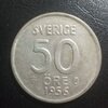 スウェーデン 50オーレ銀貨