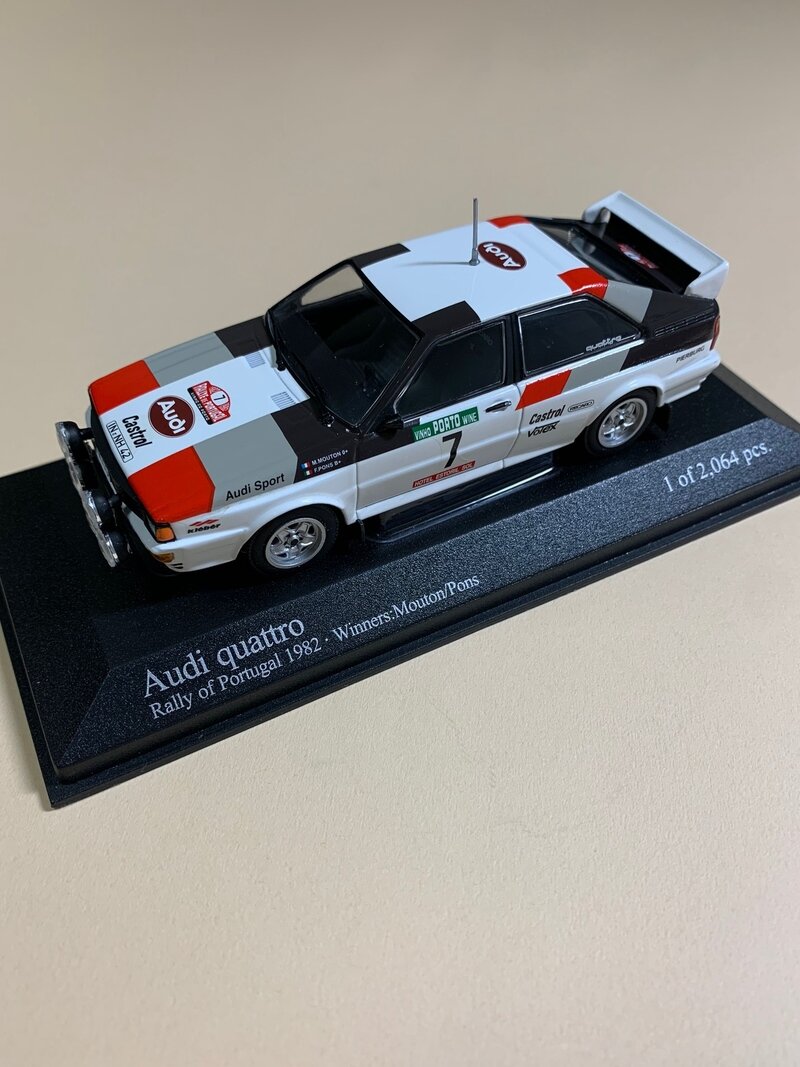 アウディクワトロ ラリーポルトガル1982ウィナー