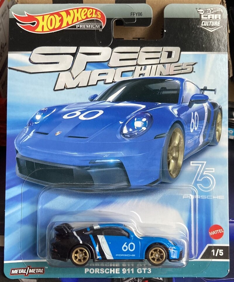 ホットウィール　Porsche 911 GT3(2023 SPEED MACHINES)
