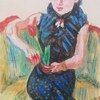 「描かれたチャイナドレス」展　フライヤー