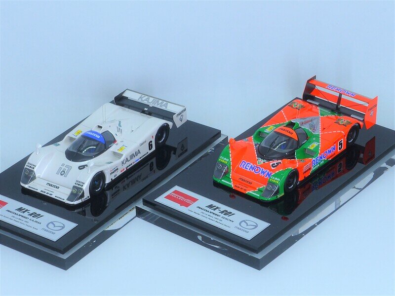 EIDOLON COLLECTION 1/43 Mazda MXR-01 #5/#6 1992 LeMans