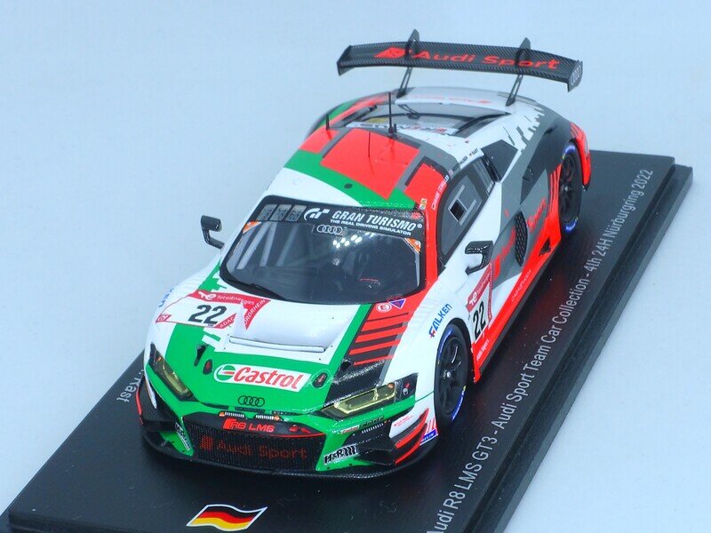 Audi R8 LMS Evo II #22 2022 Nürburgring24H　(Spark 1/43)