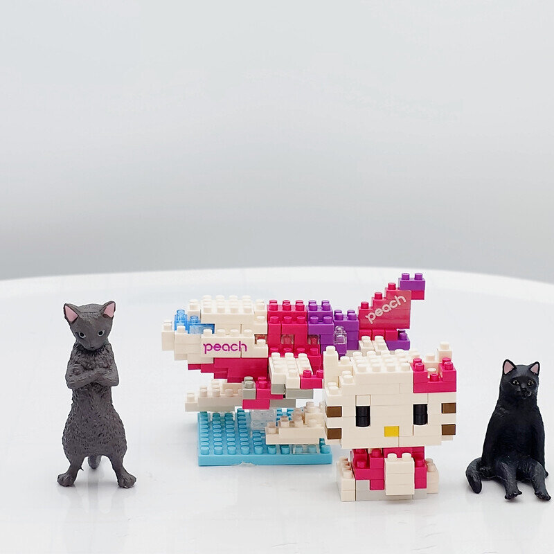 NBH_135 ピーチ×ハローキティ ナノブロック nanoblock
