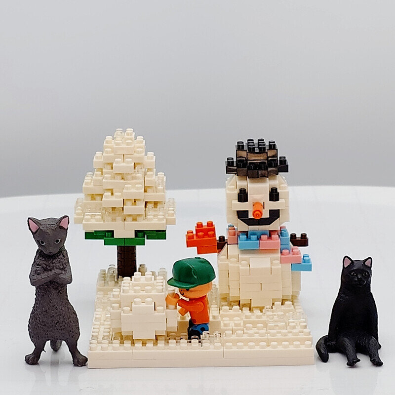 NBH_165 ストーリーズコレクション 雪遊び ナノブロック nanoblock