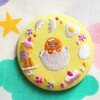 サンリオキャラクターズ 刺繍缶バッジビスケット2