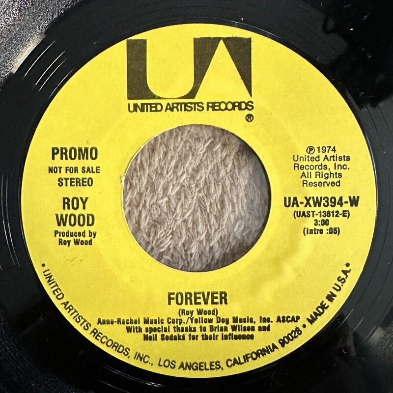 ROY WOOD / FOREVER (US promo mono/st)
