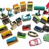ブリキや木製の家電など
