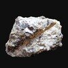 ベスブ石・石膏 (vesuvianite/gypsum)　秩父鉱山 橋掛沢　#0053