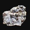 ベスブ石・石膏 (vesuvianite/gypsum)　秩父鉱山 橋掛沢　#0053