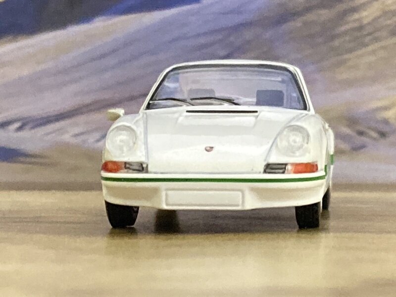 Porsche 911 Carrera RS 2.7 Grand Prix White with Green Livery