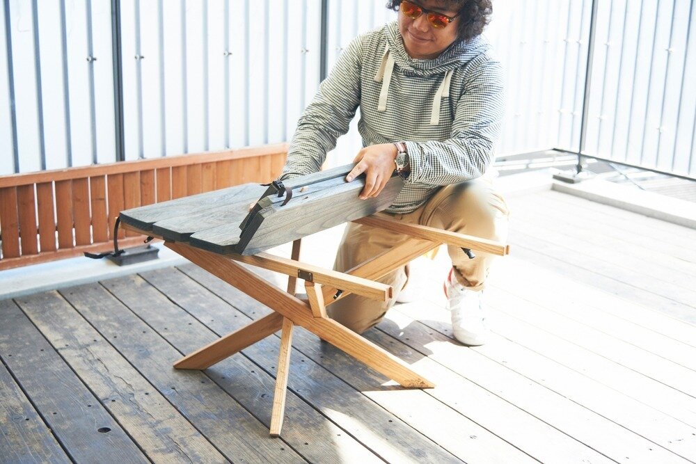 細やかな職人技が光る！ 木の質感を活かしたOUTSIDE INの