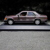 Mercedes-Benz 400E 1992 w/ Antenna  Purple Metallic
