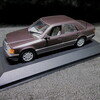 Mercedes-Benz 400E 1992 w/ Antenna  Purple Metallic