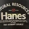 Hanesの黒のTシャツ・別バージョンです。