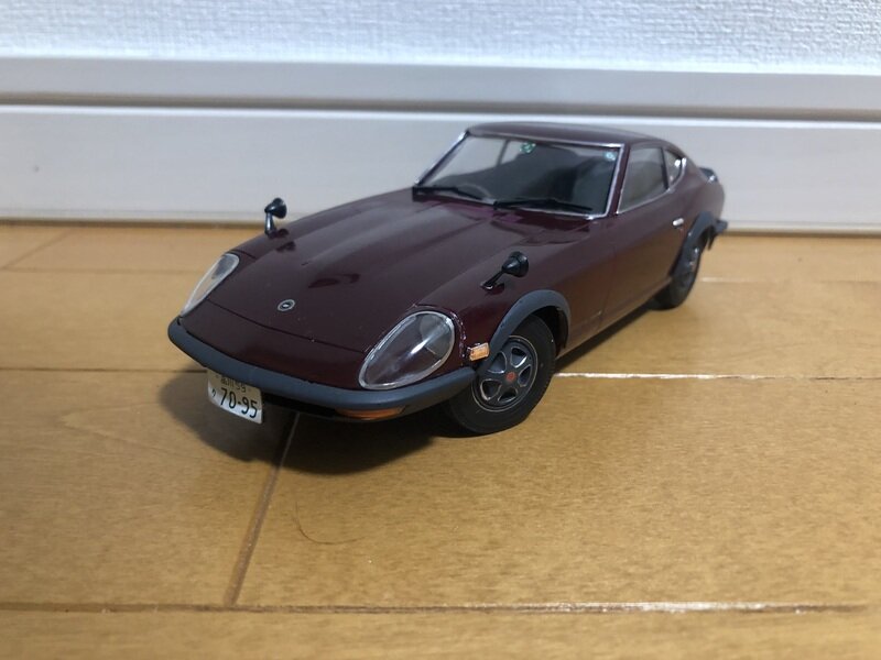 ハセガワ　日産　フェアレディZG プラモデル　完成品