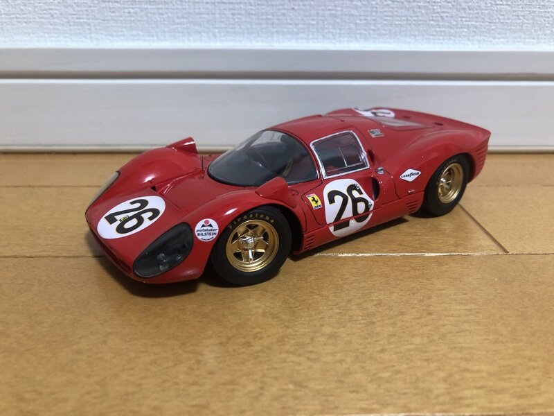 フジミ　フェラーリ　p4 プラモデル　完成品