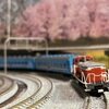 樽見鉄道　客車列車(TDE10-3・オハフ500形・樽見鉄道色)