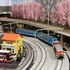 樽見鉄道　客車列車(TDE10-3・オハフ500形・樽見鉄道色)