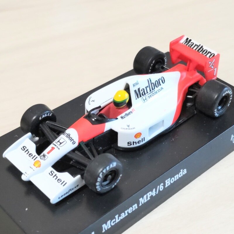 京商CVS-57 1/64 McLaren MP4/6 HONDA SENNA（ﾃﾞｶｰﾙ改）