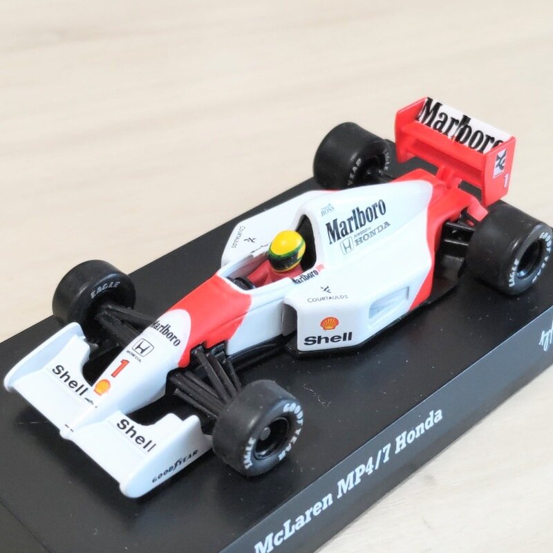 京商CVS-57 1/64 McLaren MP4/7 HONDA SENNA（ﾃﾞｶｰﾙ改）