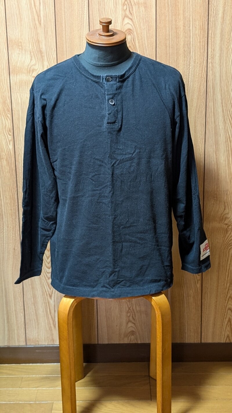 長袖Tシャツ ブラック