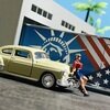 PIN-UP GIRLS with 1950 OLDSMOBILE 88