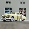 PIN-UP GIRLS with 1950 OLDSMOBILE 88