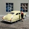 PIN-UP GIRLS with 1950 OLDSMOBILE 88