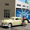 PIN-UP GIRLS with 1950 OLDSMOBILE 88