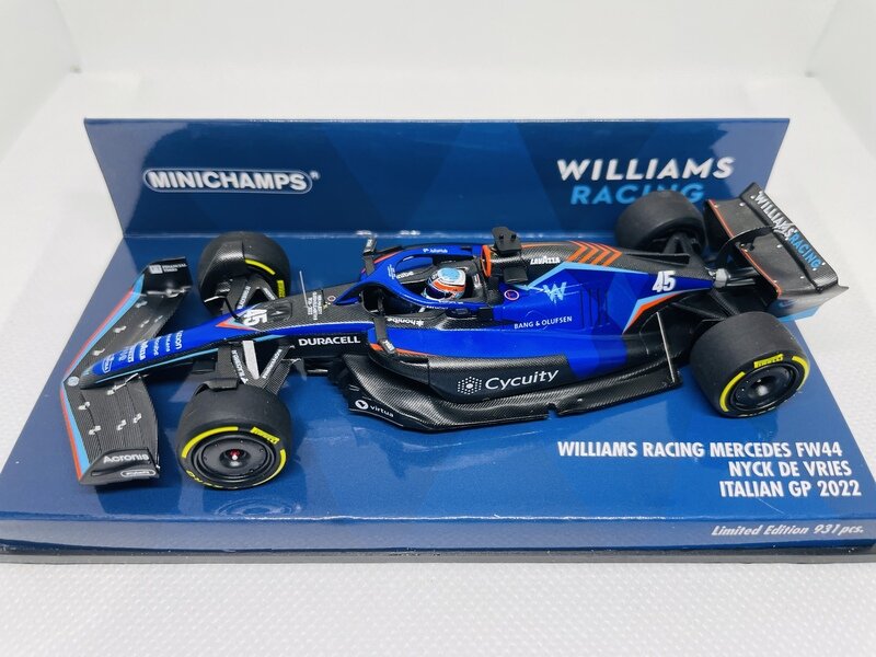 2022 Williams Mercedes FW44 N.de.Vries Italian GP
