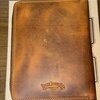 Galen Leather 5本差しジップペンケース