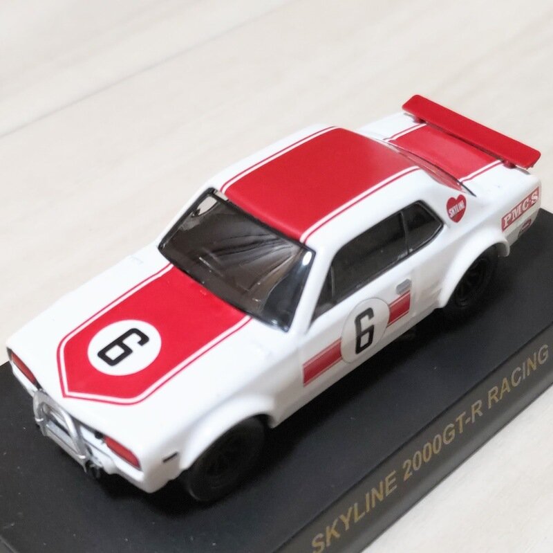 京商CVS-48 1/64 NISSAN Skyline 2000GT-R(KPGC10)RACING #6