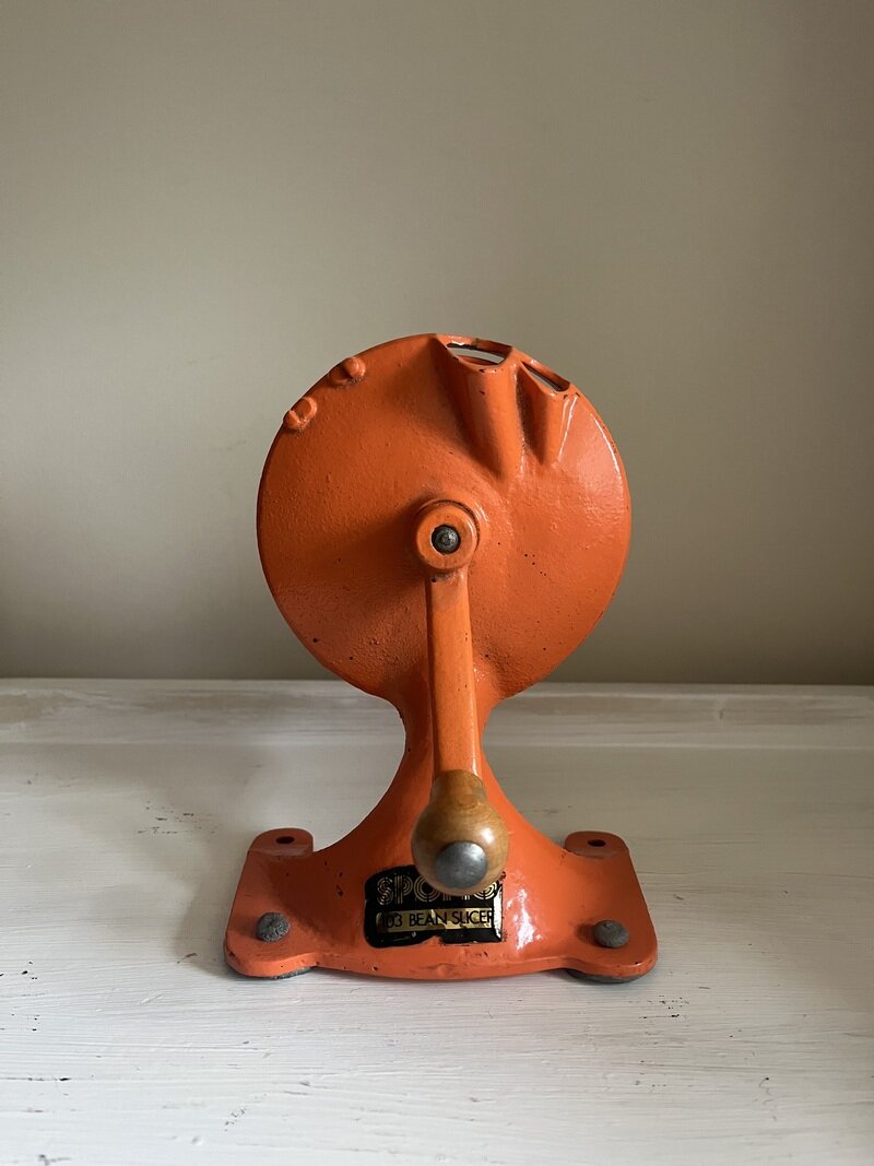 Orange bean slicer