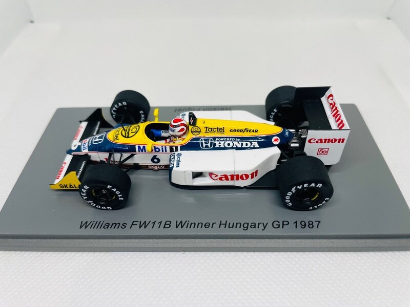 1987 Williams Honda FW11B N.Piquet Winner Hungary GP