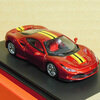 FERRARI F8 TRIBUTO (Candy red × Yellow stripe)1/64 XF Model