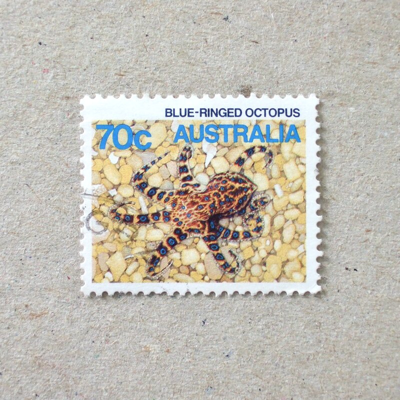 1984 Australia タコの切手