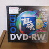 TDK DVD-RW 超硬 録画用（4.7GB 1~2x）