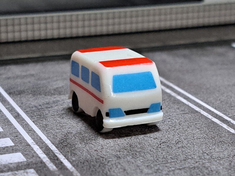 モリトク たのしいのりものバスボール 救急車