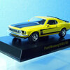FORD MUSTANG BOSS 302 1969 1/64 KYOSHO (Yellow)