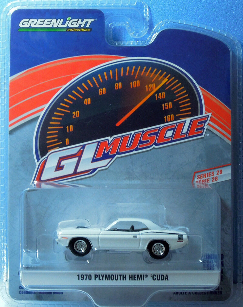 PLYMOUTH HEMI 'CUDA 1970 1/64 GREENLIGHT