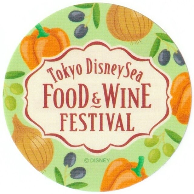 2025年4月7日 東京ディズニーシー・フード＆ワイン・フェスティバル - オリジナルシール (パプリカ、オニオン、オリーブ)