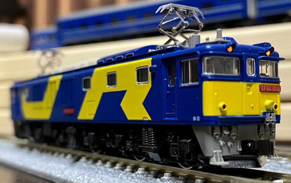 EF64-1010 JR貨物試験塗装 KATO ② 展示中 in Museum of