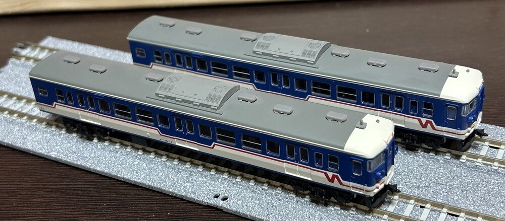 注目の 115系新潟試験色 of Museum in 展示中 マイクロエース 鉄道模型