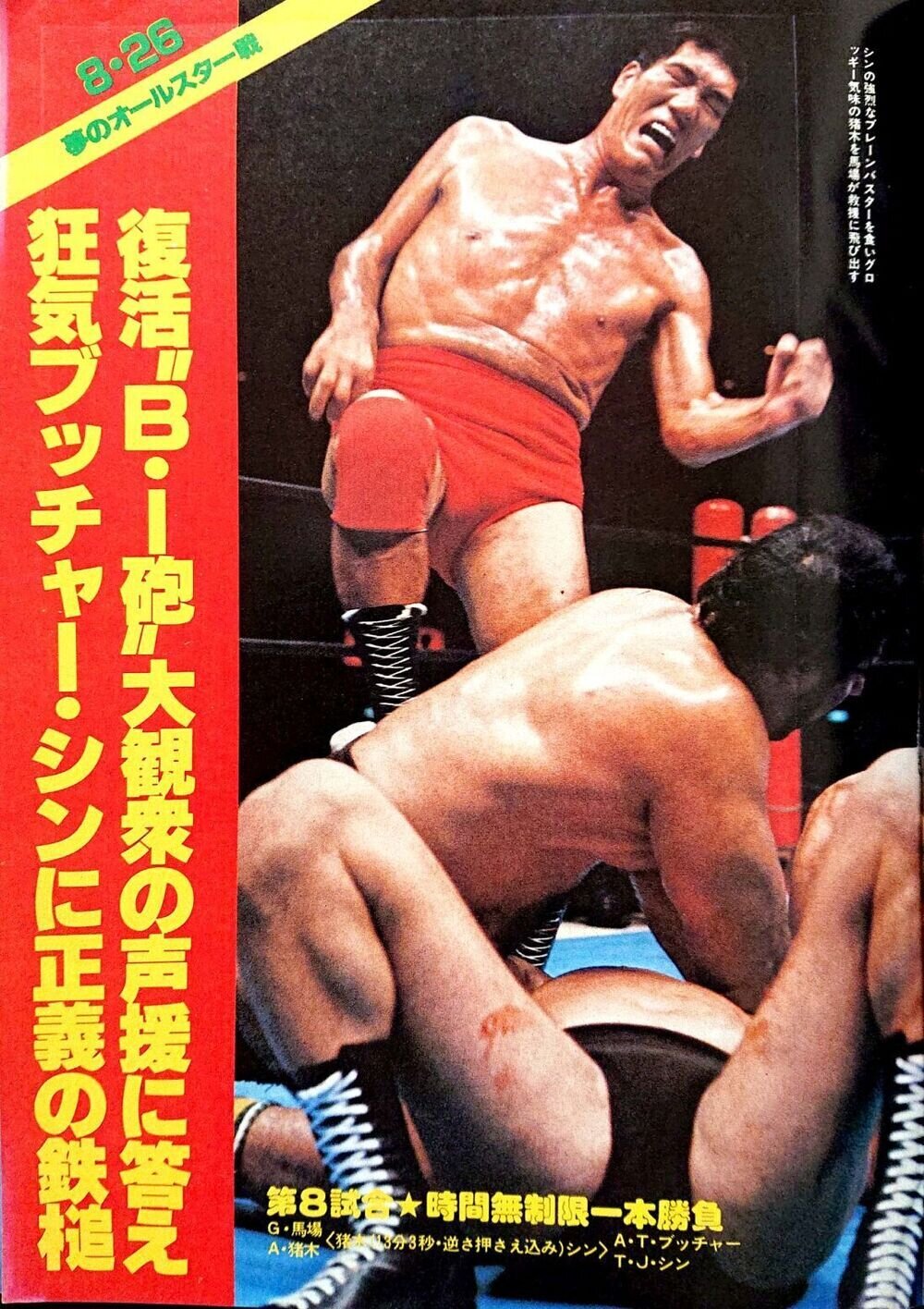 ベースボール・マガジン社 プロレス（昭和54年）9月号緊急増刊 8